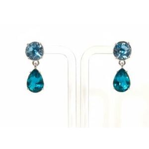 Banana Republic Women's Lapis Ocean Gemstone Teardrop Earrings NWT 50
